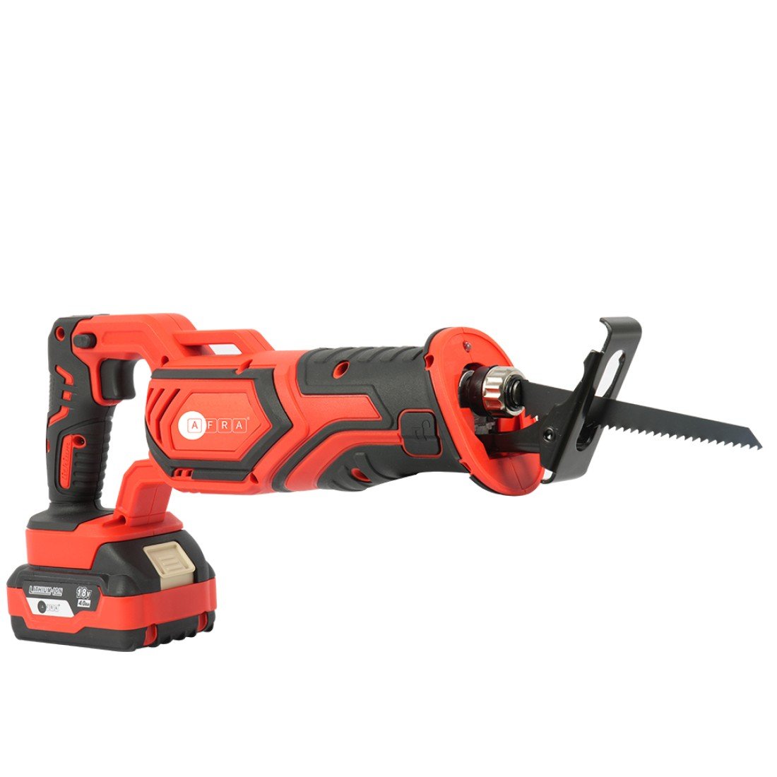 AFRA Cordless Reciprocating Saw - Model AFT-18RS-115CDRD | 18V | 115mm Cut | 3200 RPM | Brushless Motor