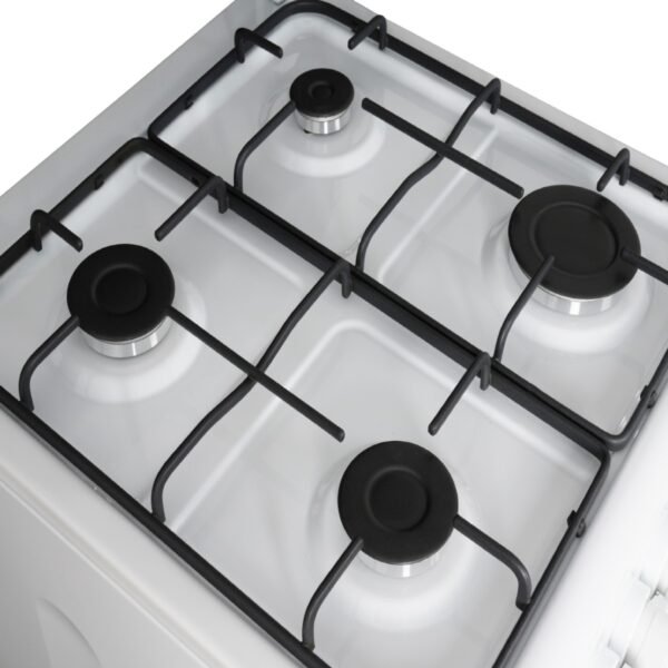 AFRA Free Standing Cooking Range 50x50 – 4 Burners, White Enamel, Compact, AF-5050CRGW - Image 2