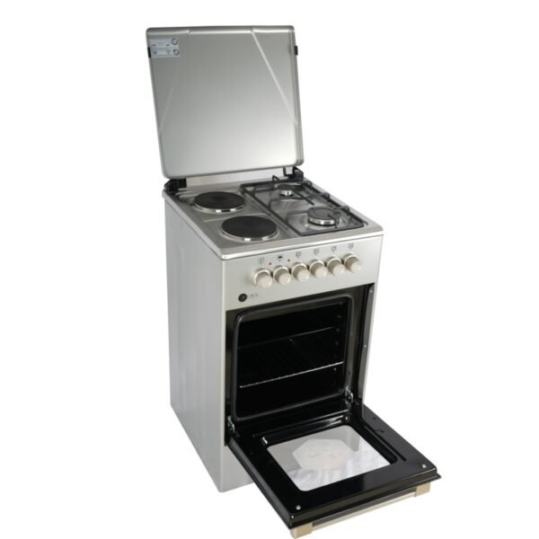 AFRA Free Standing Cooking Range 50x50 – Gas & Electric Burners, Stainless Steel, AF-5050CRHG - Image 6