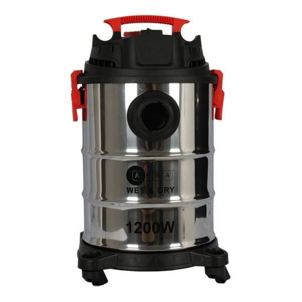 AFRA Wet & Dry Vacuum Cleaner 20L – Stainless Steel, 1200W, AF-1200VCSS - Image 2