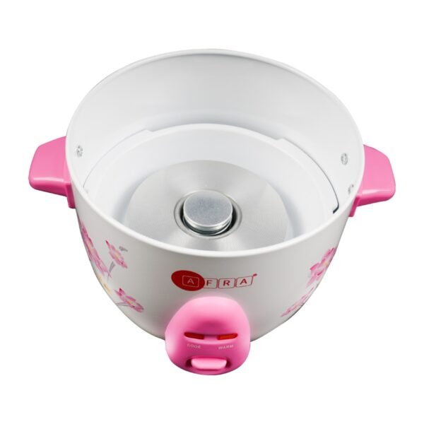 AFRA Rice Cooker 0.6L – Non-Stick Coating, 300W, Keep-Warm Function – AF-0630RCWT - Image 2