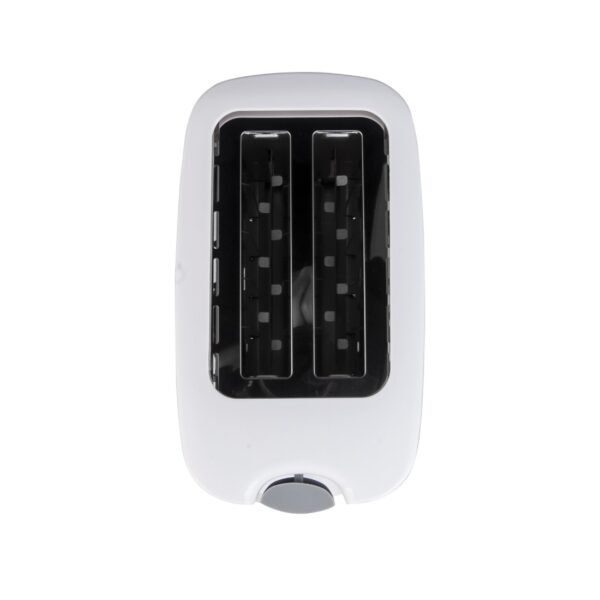 AFRA Electric Toaster 700W – 2 Slots, Crumb Tray, White Plastic Body – AF-100240TOWH - Image 3