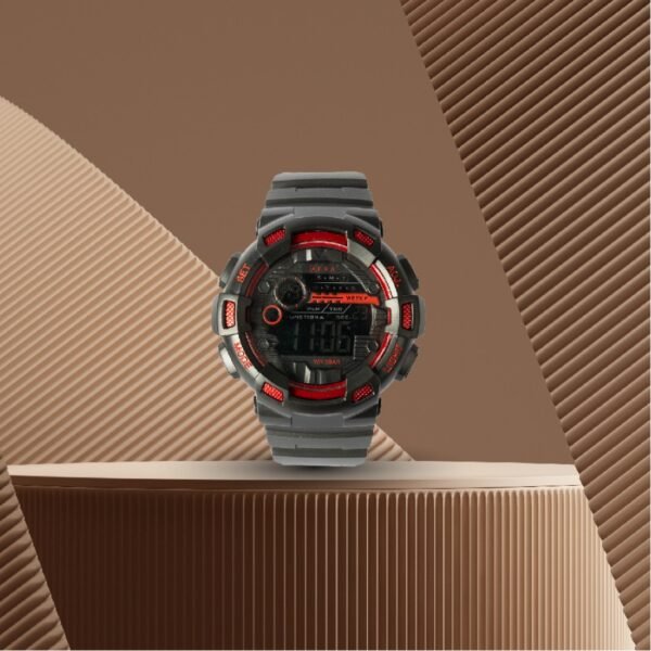 AFRA Highlander Gents Watch | Black/Red Case | Black Dial | PU Strap | Model AF12001 - Image 5