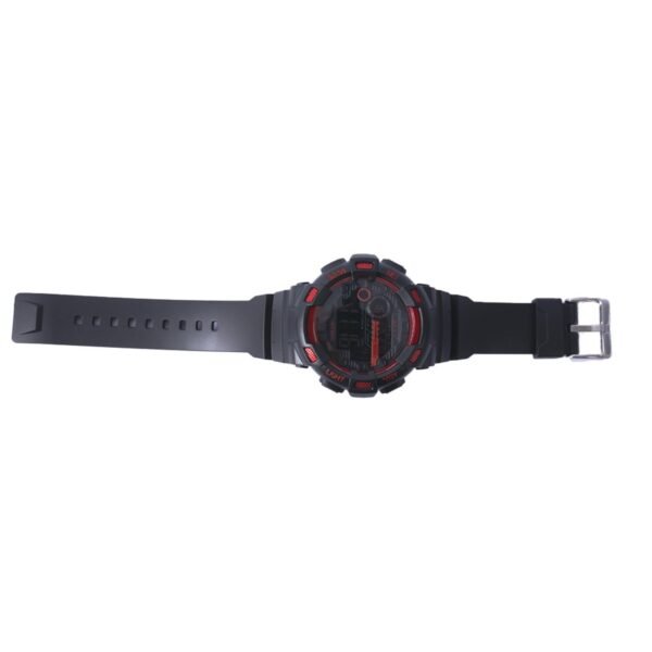 AFRA Highlander Gents Watch | Black/Red Case | Black Dial | PU Strap | Model AF12001 - Image 2