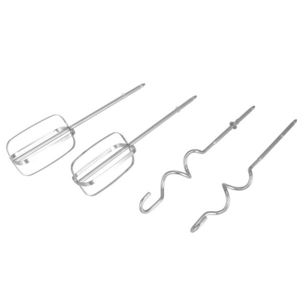 AFRA Stainless Steel Hand Mixer – 5 Speed, Turbo, Beaters & Dough Hooks – AF-1406HMXSS - Image 3