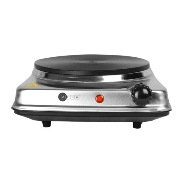AFRA Single Electric Hotplate 1500W – Thermostatic Control, Stainless Steel – AF-1500HPSS - Image 4