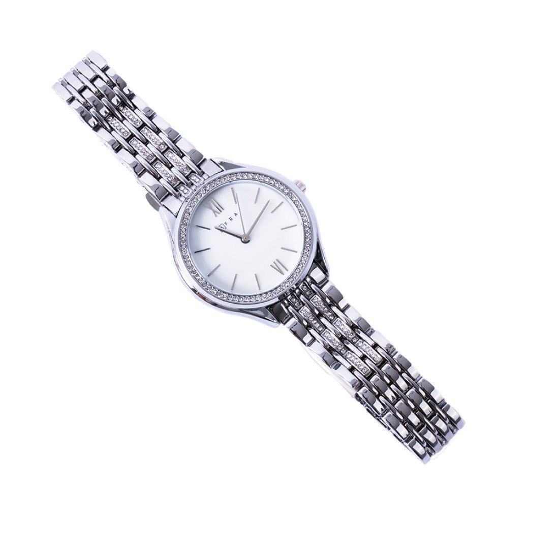 AFRA Edwina Ladies Watch | Gold & Silver Case | Silver MOP Dial | Two-Tone Bracelet | AF22002 - Image 6