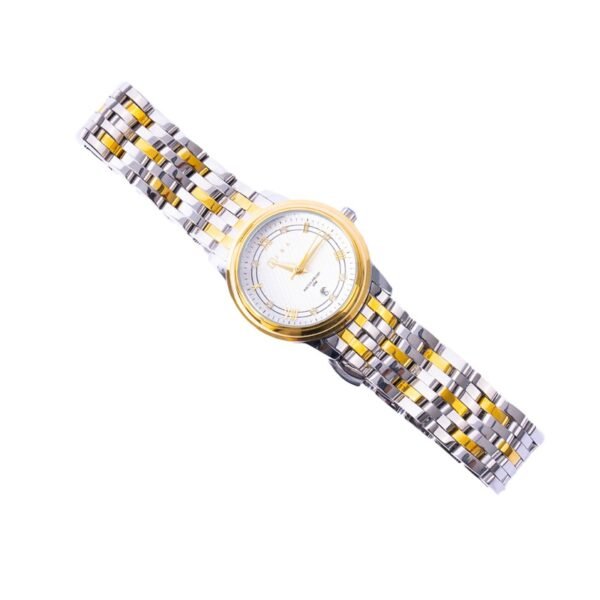 AFRA Radiant Ladies Watch | Two-Tone Silver/Gold Case | White Dial | Bracelet | AF22201 - Image 2