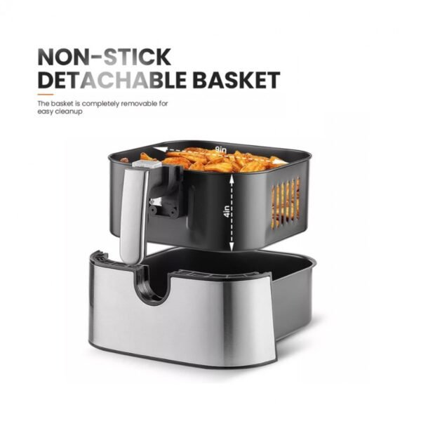 AFRA Air Fryer 1800W – 5.5L Capacity, Adjustable Temp, Cool Touch, AF-5518AFSS - Image 9