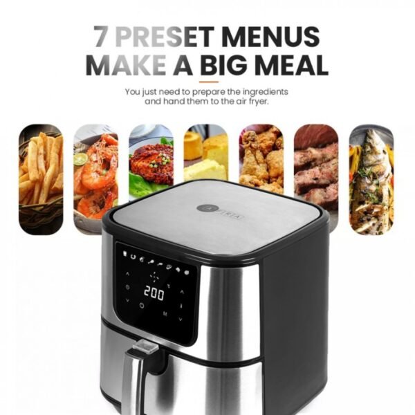 AFRA Air Fryer 1800W – 5.5L Capacity, Adjustable Temp, Cool Touch, AF-5518AFSS - Image 4
