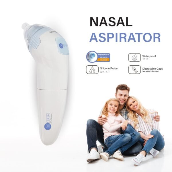 AFRA Nasal Aspirator | White | Battery Operated | Gentle Suction | With Accessories | AF-600NA - Image 4