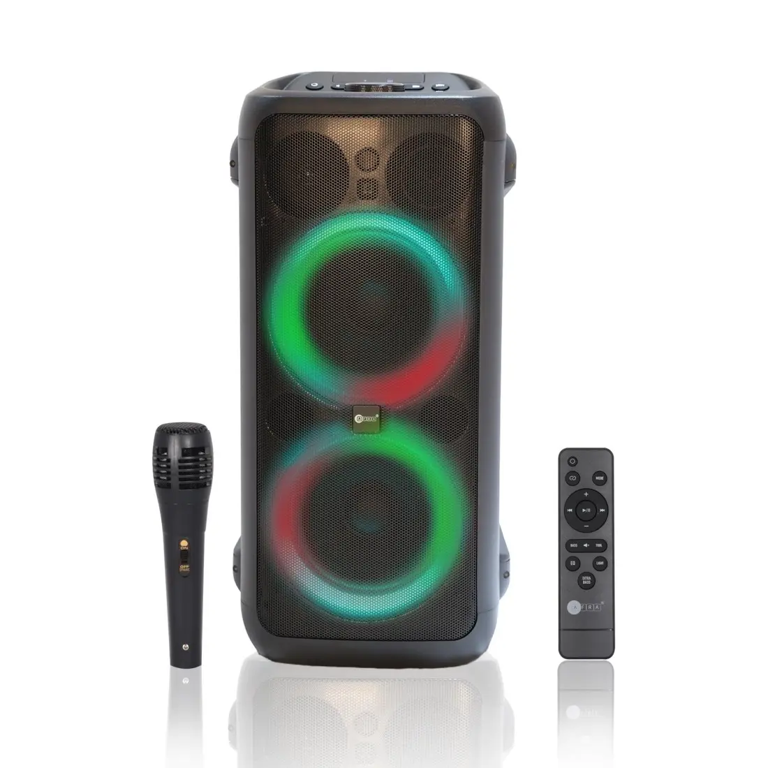 AFRA Party Speaker | 100W | Wheels & Side Handle | Remote Control | AF-100PSBK