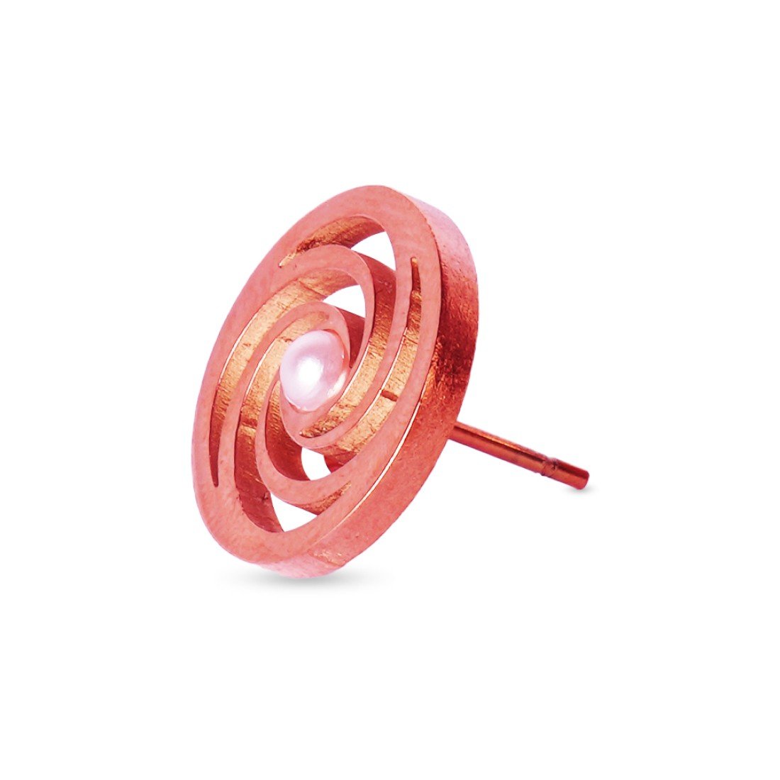 AFRA JEW Radial Set | Rosegold Stainless Steel Necklace & Earrings | Radiant Modern Jewelry | AFJ27001S - Image 4