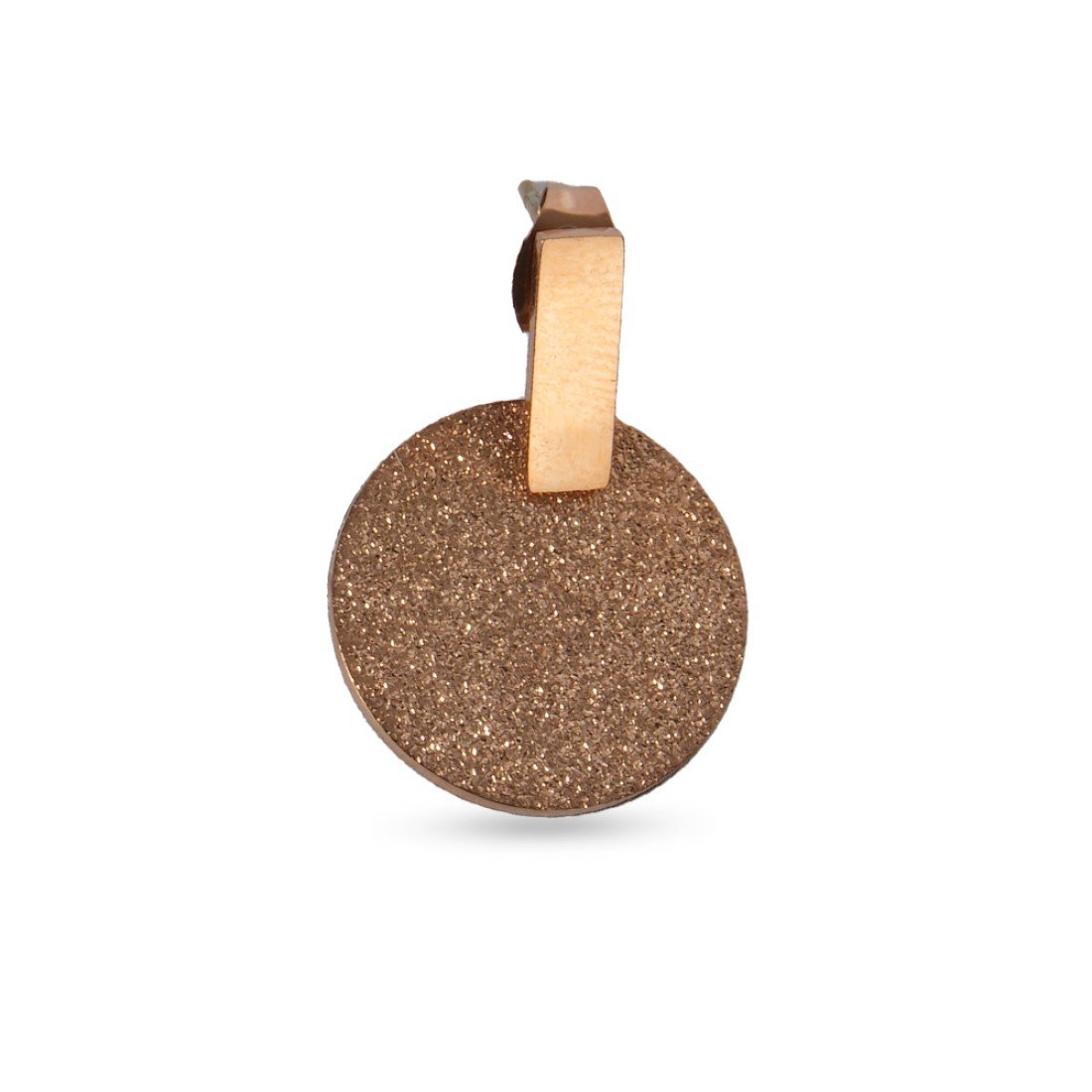 AFRA JEW Frost Earrings | Rose Gold Stainless Steel | Textured Drop Design | Statement Jewelry AFJ21003E - Image 3