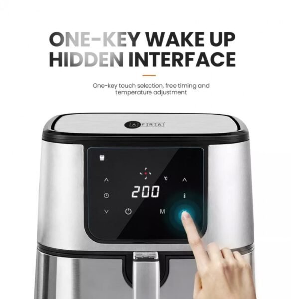AFRA Air Fryer 1800W – 5.5L Capacity, Adjustable Temp, Cool Touch, AF-5518AFSS - Image 2