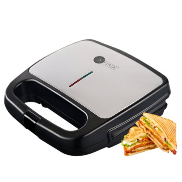 AFRA 750W 2-Slice Grill Sandwich Maker – Non-Stick Plates, Auto Temp Control – AF-8020SMBK - Image 2