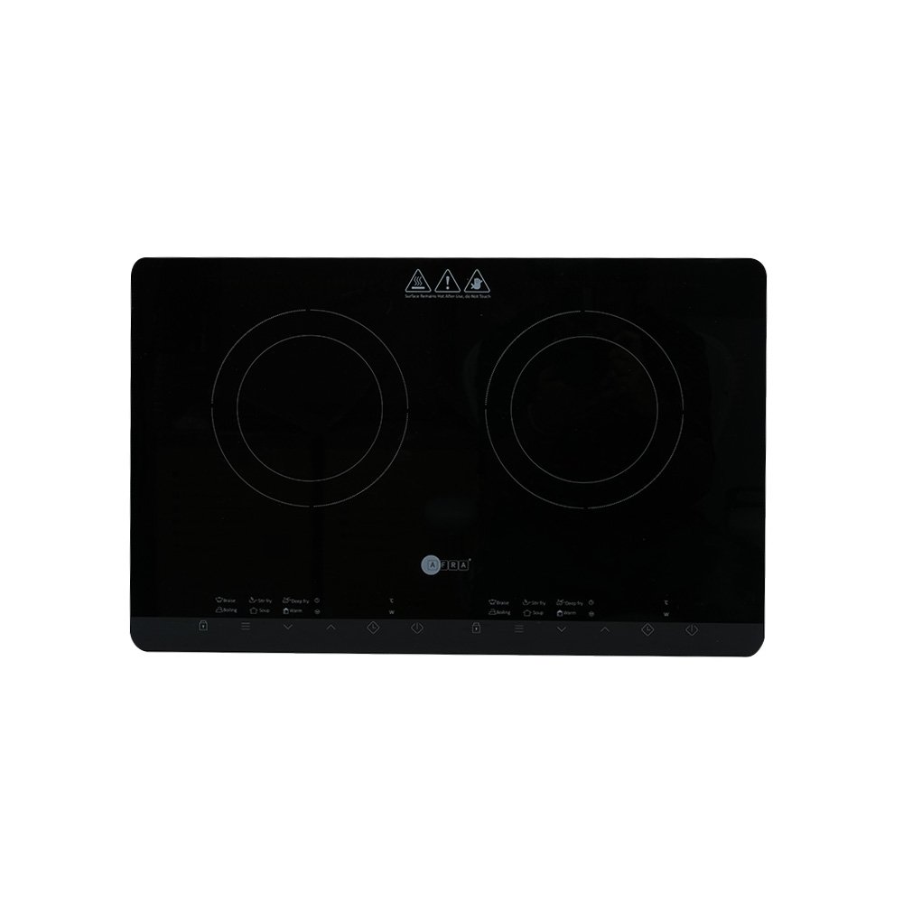 AFRA Induction Cooker - 3500W, 10-Stage Power Setting, Black